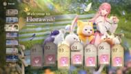 Welcome to Florawish! - login event (Image via InFold Games)